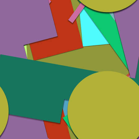 Flat material design - Creative vector trend seamless.のイラスト素材