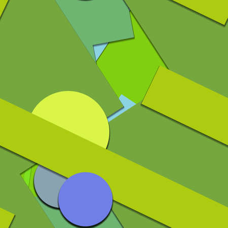 Flat material design - Creative vector trend seamless.のイラスト素材