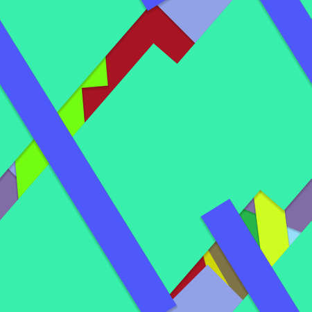 Flat material design - Creative vector trend seamless.のイラスト素材