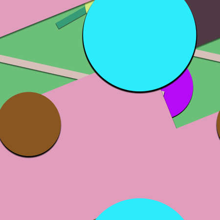 Flat material design - Creative vector trend seamless.のイラスト素材