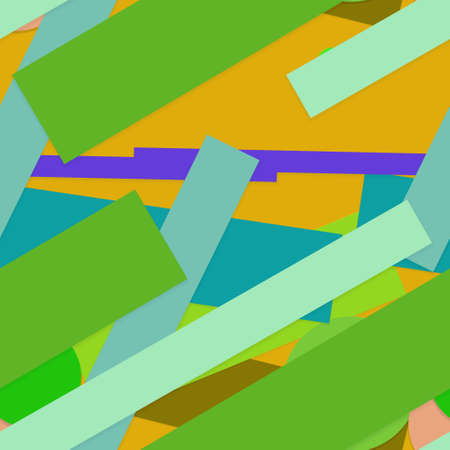 Flat material design - Creative vector trend seamless.のイラスト素材
