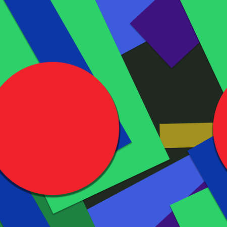 Flat material design - Creative vector trend seamless.のイラスト素材