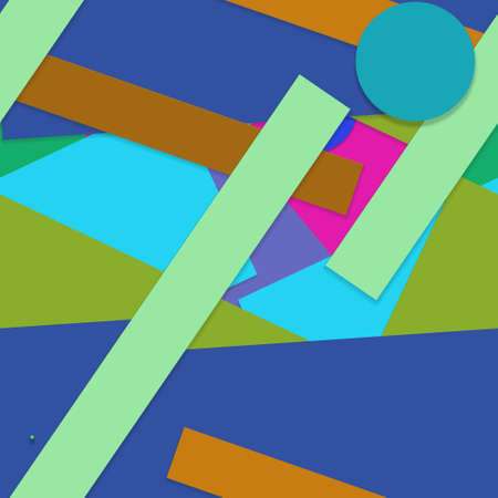 Flat material design - Creative vector trend seamless.のイラスト素材