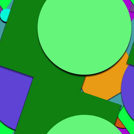 Flat material design - Creative vector trend seamless.のイラスト素材