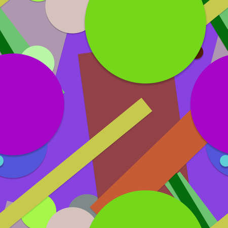 Flat material design - Creative vector trend seamless.のイラスト素材