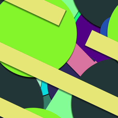 Flat material design - Creative vector trend seamless.のイラスト素材