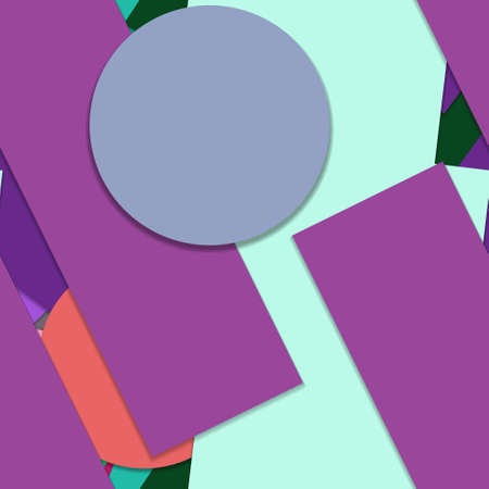 Flat material design - Creative vector trend seamless.のイラスト素材