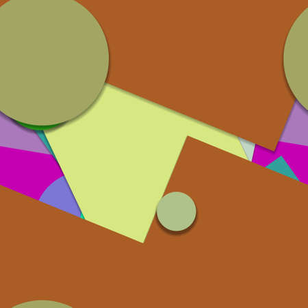 Flat material design - Creative vector trend seamless.のイラスト素材