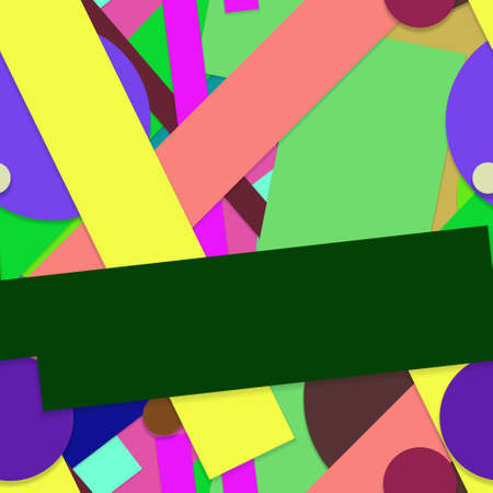 Flat material design - Creative vector trend seamless.のイラスト素材