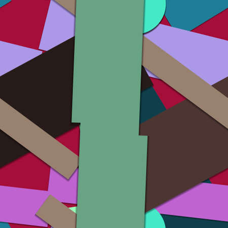Flat material design - Creative vector trend seamless.のイラスト素材