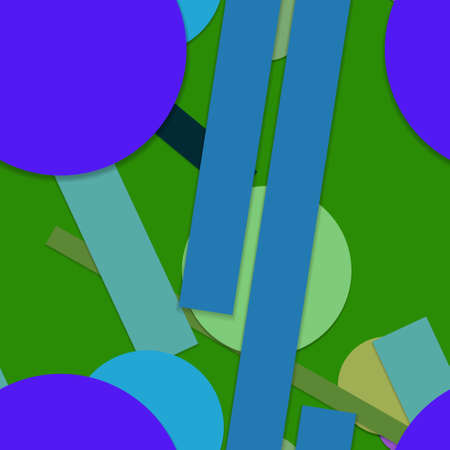 Flat material design - Creative vector trend seamless.のイラスト素材