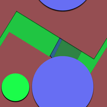 Flat material design - Creative vector trend seamless.のイラスト素材