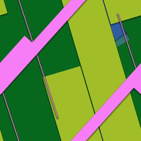 Flat material design - Creative vector trend seamless.のイラスト素材