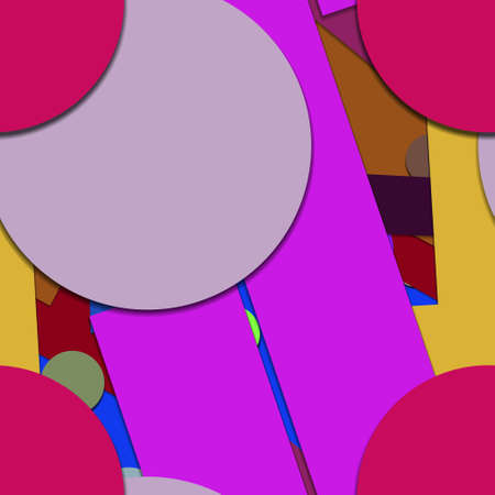 Flat material design - Creative vector trend seamless.のイラスト素材