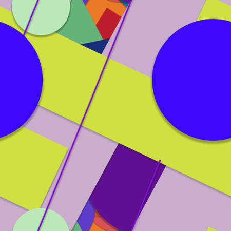 Flat material design - Creative vector trend seamless.のイラスト素材