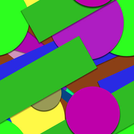 Flat material design - Creative vector trend seamless.のイラスト素材