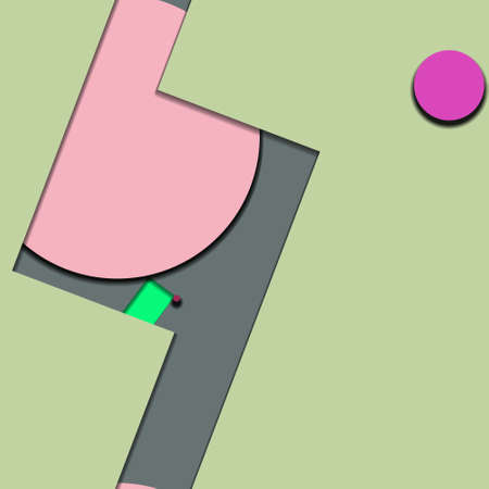 Flat material design - Creative vector trend seamless.のイラスト素材