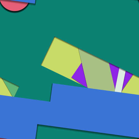 Flat material design - Creative vector trend seamless.のイラスト素材