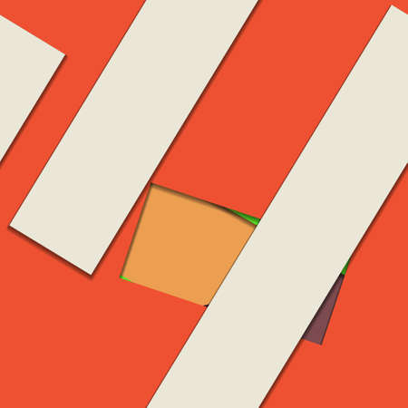 Flat material design - Creative vector trend seamless.のイラスト素材
