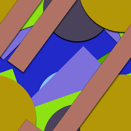 Flat material design - Creative vector trend seamless.のイラスト素材