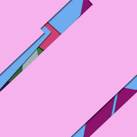 Flat material design - Creative vector trend seamless.のイラスト素材