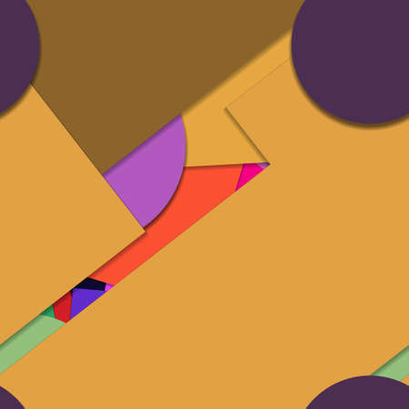 Flat material design - Creative vector trend seamless.のイラスト素材