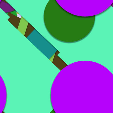 Flat material design - Creative vector trend seamless.のイラスト素材