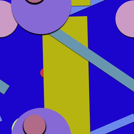 Flat material design - Creative vector trend seamless.のイラスト素材
