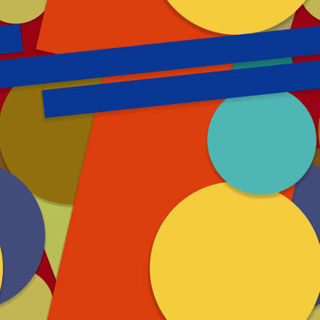 Flat material design - Creative vector trend seamless.のイラスト素材
