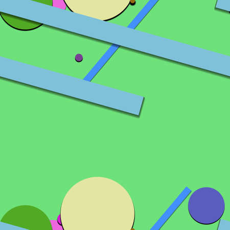 Flat material design - Creative vector trend seamless.のイラスト素材
