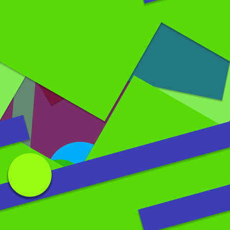 Flat material design - Creative vector trend seamless.のイラスト素材