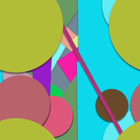 Flat material design - Creative vector trend seamless.のイラスト素材
