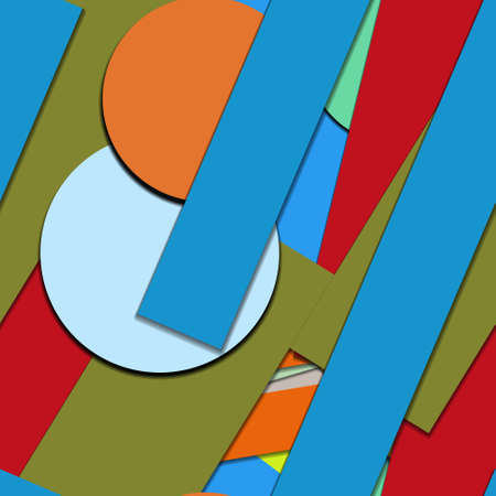 Flat material design - Creative vector trend seamless.のイラスト素材