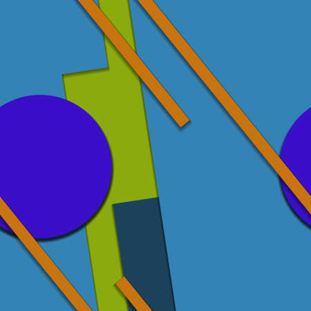 Flat material design - Creative vector trend seamless.のイラスト素材