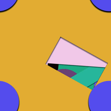 Flat material design - Creative vector trend seamless.のイラスト素材