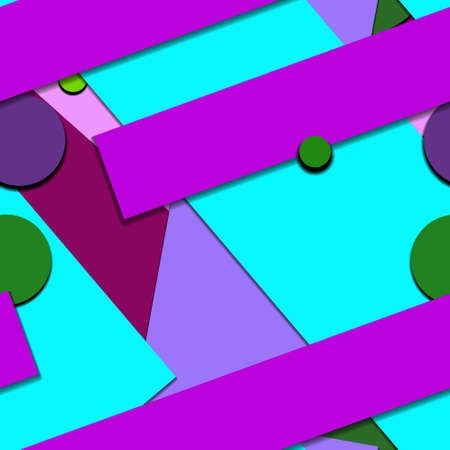 Flat material design - Creative vector trend seamless.のイラスト素材