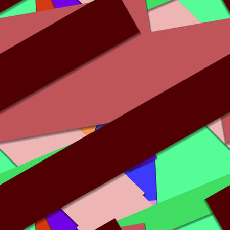 Flat material design - Creative vector trend seamless.のイラスト素材