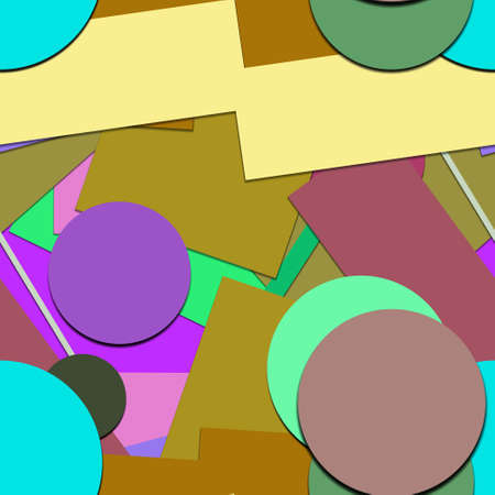 Flat material design - Creative vector trend seamless.のイラスト素材