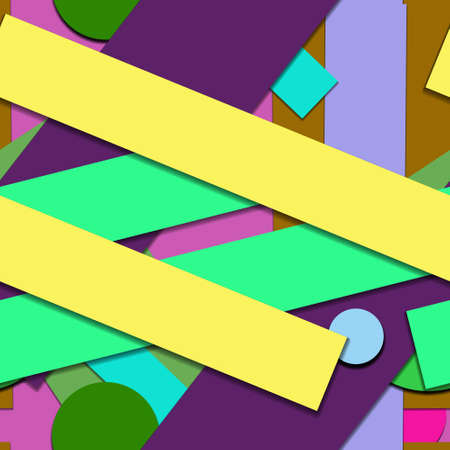 Flat material design - Creative vector trend seamless.のイラスト素材