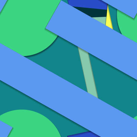 Flat material design - Creative vector trend seamless.のイラスト素材