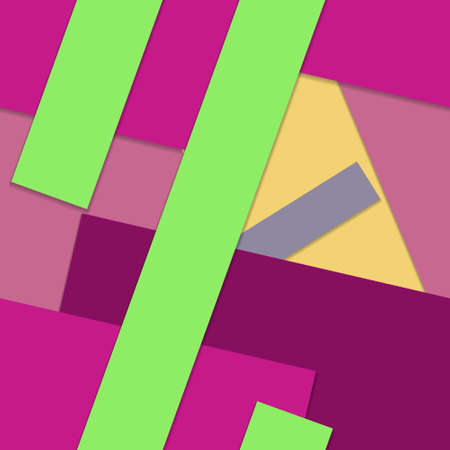 Flat material design - Creative vector trend seamless.のイラスト素材