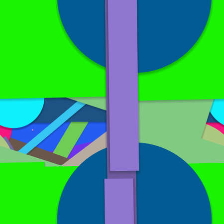 Flat material design - Creative vector trend seamless.のイラスト素材