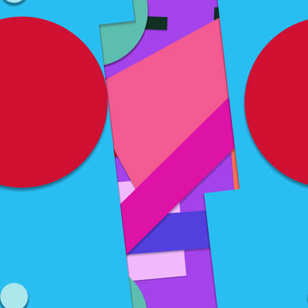 Flat material design - Creative vector trend seamless.のイラスト素材