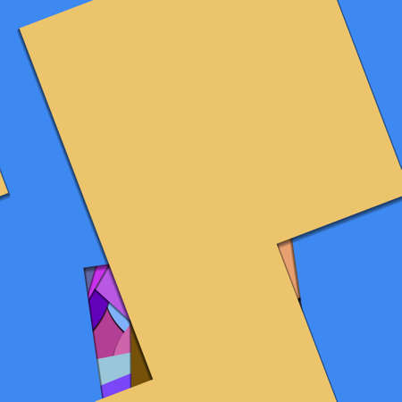 Flat material design - Creative vector trend seamless.のイラスト素材