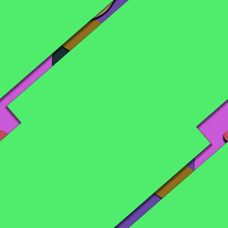 Flat material design - Creative vector trend seamless.のイラスト素材