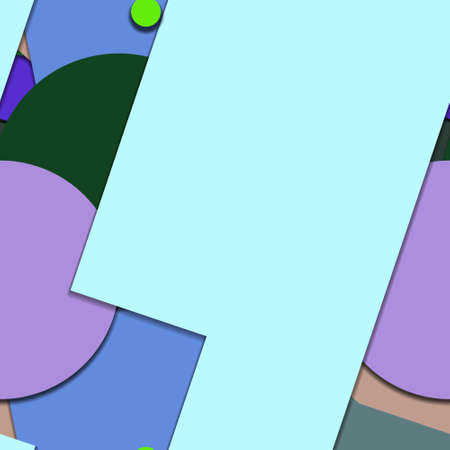 Flat material design - Creative vector trend seamless.のイラスト素材
