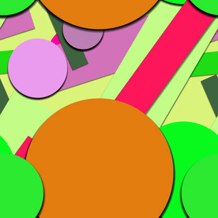 Flat material design - Creative vector trend seamless.のイラスト素材
