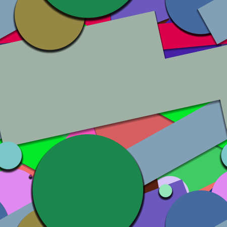 Flat material design - Creative vector trend seamless.のイラスト素材