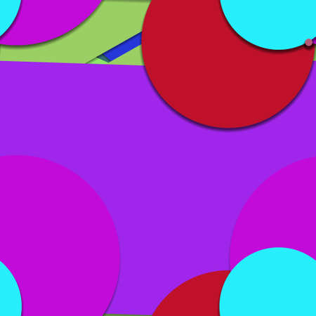 Flat material design - Creative vector trend seamless.のイラスト素材