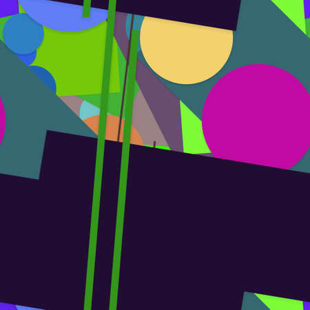 Flat material design - Creative vector trend seamless.のイラスト素材